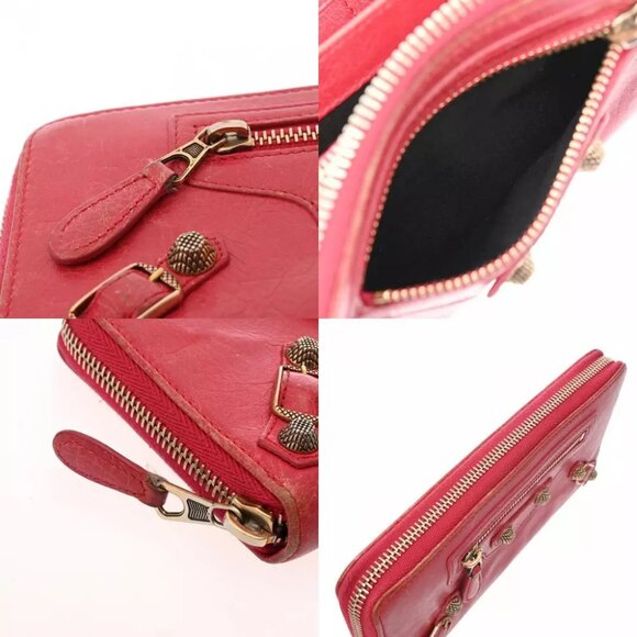 BALENCIAGA Zip Around long wallet Pink Long wallet - Picture 10 of 12
